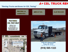 Tablet Screenshot of cdlrental.com